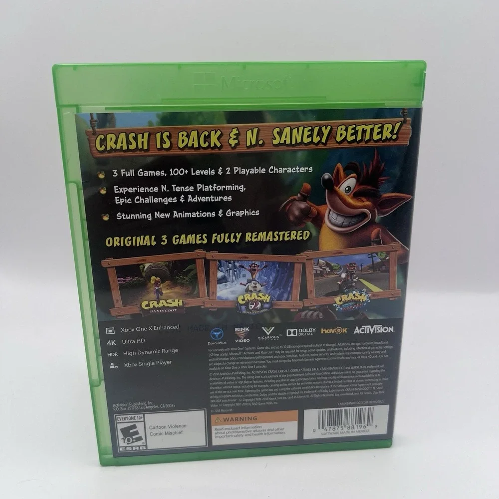 Activision crash bandicoot